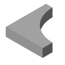 Vermiculitová deska vrchní, přední KV DYNAMIC 3G 38.50.01 